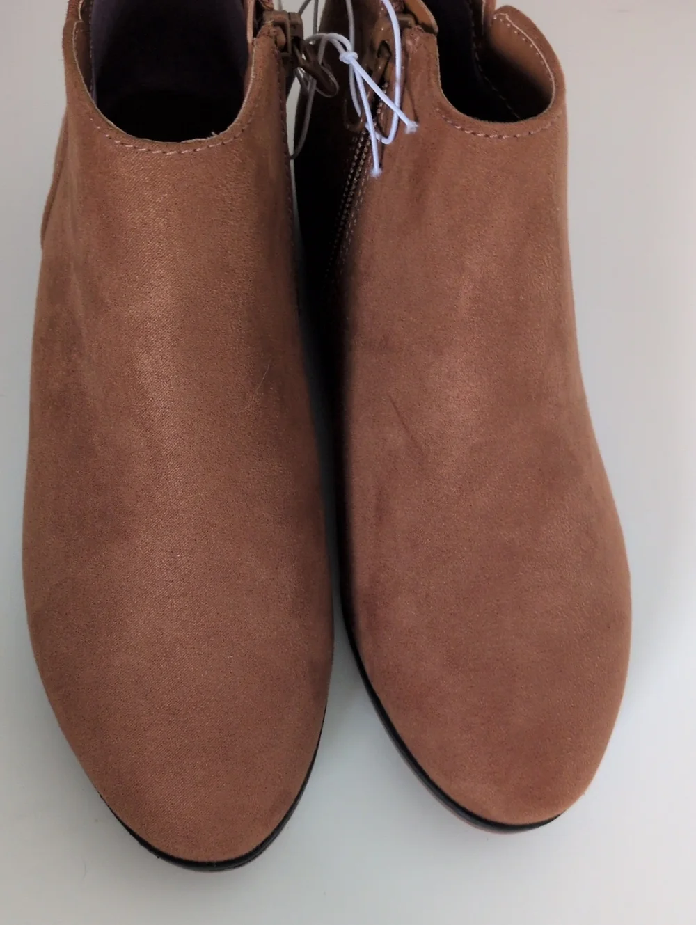 NWT Cat & Jack Girls Ankle Boots - Cognac Color - 3